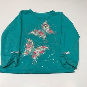 ❄️Girl’s Stretchy Cotton Long Sleeves Shirt, 4T